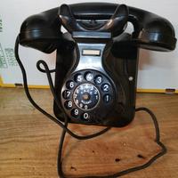 Telefono bachelite nero F.A.C.E. da parete