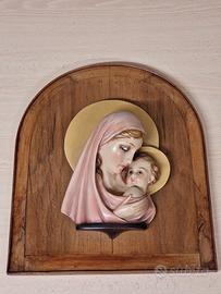 Madonna col Bambino Capoletto gesso 