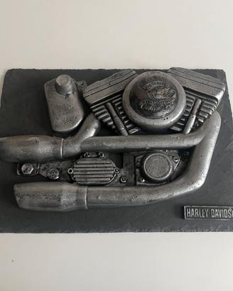 Harley Davidson Memorabilia ardesia motore quadro