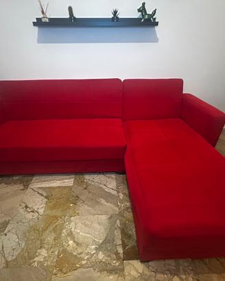 Divano letto e contenitore