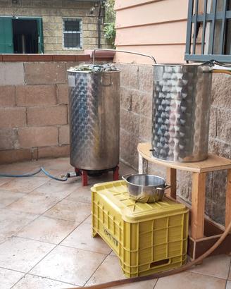 Distillatore Inox 18/10 da 100 litri