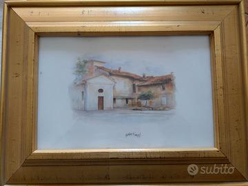 acquarello su carta Roberto Sebastianelli