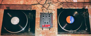 Set DJ Vintage Pioneer & Sony (Giradischi + Mixer)
