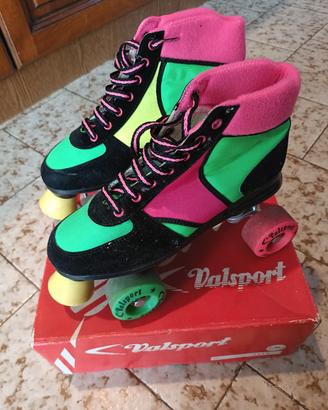 Pattini a rotelle Valsport anni 80 con scatola 