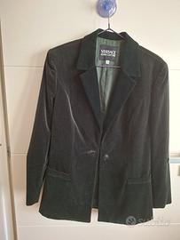 giacca Versace couture 42 velluto spigato