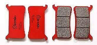 Kit 2 coppie pastiglie Brembo rosse sint honda cbr