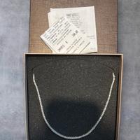 Collana tennis argento 925