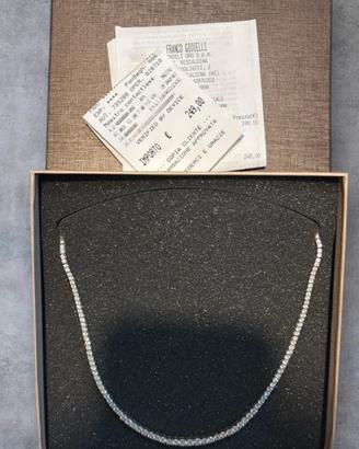 Collana tennis argento 925