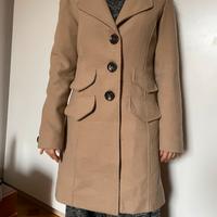 Caldo cappotto beige invernale Please