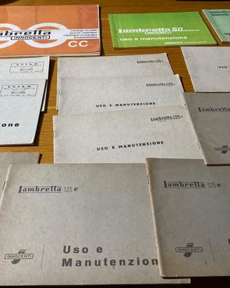 Libretti per vespa e lambretta