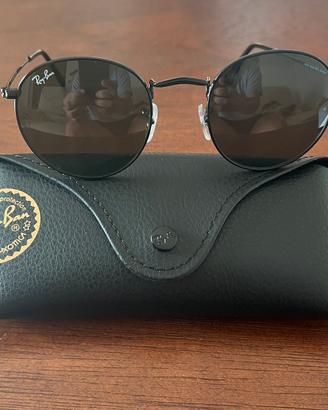 Ray-Ban RB3447 Round Metal G-15 Green – Nuovi