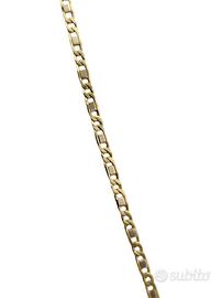 Collana da uomo in oro giallo, bianco e rosa 18Kt.