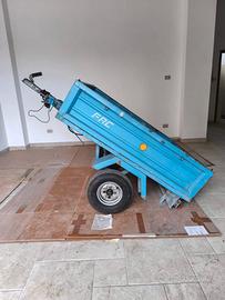 Carrello appendice 300kg con coperchio in metallo