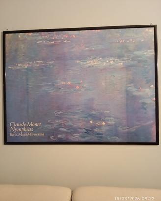 Grande stampa “Le ninfee” di Monet