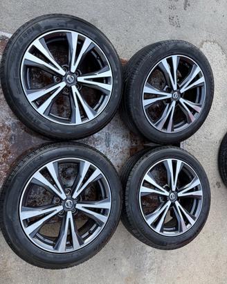 4 Cerchi in lega 18" Originali Nissan Qashqai J11