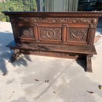 Testiera letto matrimoniale antica