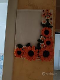 quadro con fiori di girasole 
