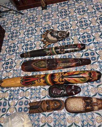 Maschere etniche decorative