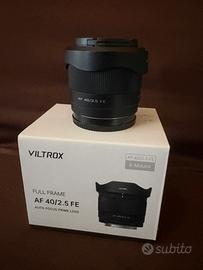 Viltrox 40 mm f2.5 e mount Sony + filtro ND