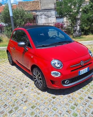 Fiat 500  Hybrid  sport cabrio unica full 
