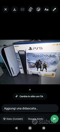 play station 5 fat  come nuova+account PSN15giochi