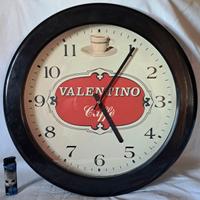 Orologio pubblicitario parete -  Caffe'  Valentino