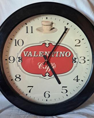 Orologio pubblicitario parete -  Caffe'  Valentino