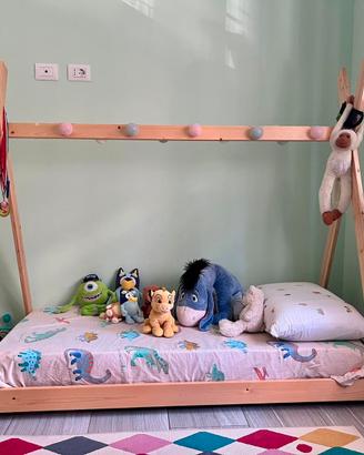 Letto Montessori Capanna per bambini