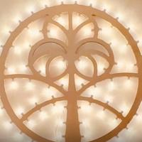 Luminaria diametro 125 luce calda