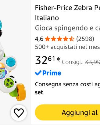 Gioco Fisher-Price primi passi