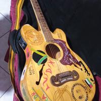 chitarra acustica doppia spalla mancante elettrica