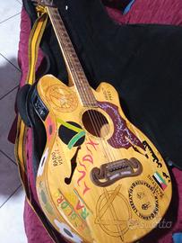 chitarra acustica doppia spalla mancante elettrica