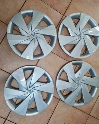 4 Copricerchi Toyota Aygo 15 Originali KMO