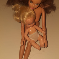 Lotto vintage mattel barbie + bambina