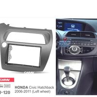 CORNICE NERA RADIO 2-DIN PER HONDA CIVIC HATCHBACK