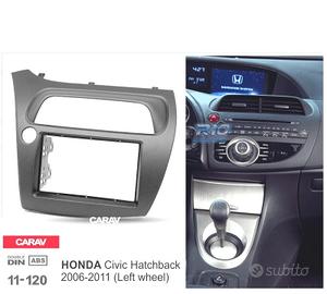 CORNICE NERA RADIO 2-DIN PER HONDA CIVIC HATCHBACK