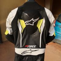 tuta moto 50 alpinestars intera perfetta