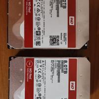 Disco rigido hard disk Wd Red 8 TB