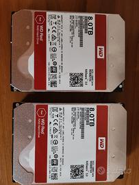 Disco rigido hard disk Wd Red 8 TB