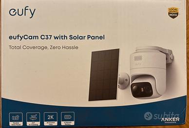 Telecamera Anker Eufycam C37 with solar panel