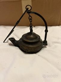 Antica lampada ad olio ( 100anni)