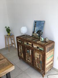 Set mobili etnici in legno massello – India