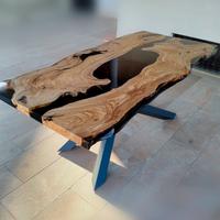 ✨Tavolo in legno e resina ✨