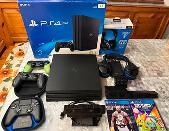 Lotto PS4 Pro 1 TB (+1TB) con accessori e giochi