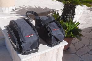 Coppia di Borse per moto/scooter