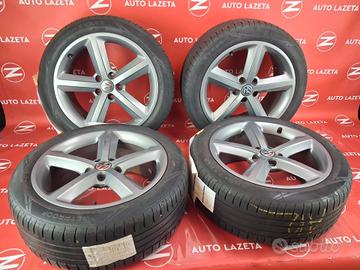 4 Cerchi in Lega R18 5x112 Originali VW + Gomme No
