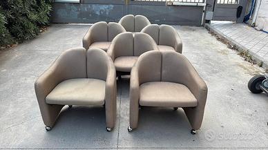 Poltrone tecno milano vintage
