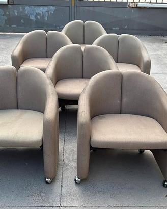 Poltrone tecno milano vintage