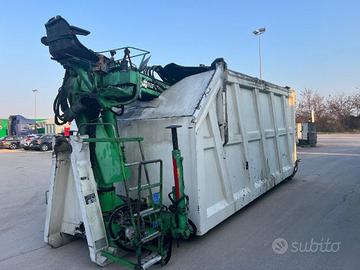 CONTAINER SCARRABILE USATO CON TETTO E GRU