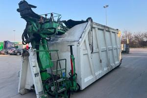 CONTAINER SCARRABILE USATO CON TETTO E GRU